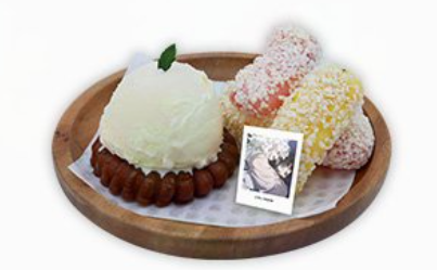 Information on the collaboration menu and products between the foreign object house and x Mofen.